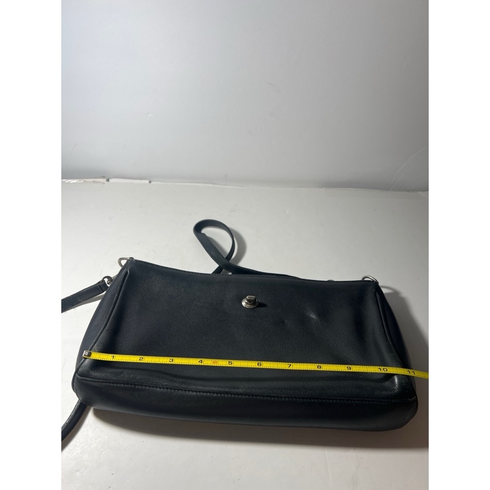 Coach vintageBlack Leather Crossbody Bag - Picture 8 of 10